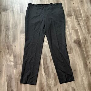 NWT Jos A Bank Executive Tailored Fit Dress‎ Pants 44R Charcoal Gray 100% Wool